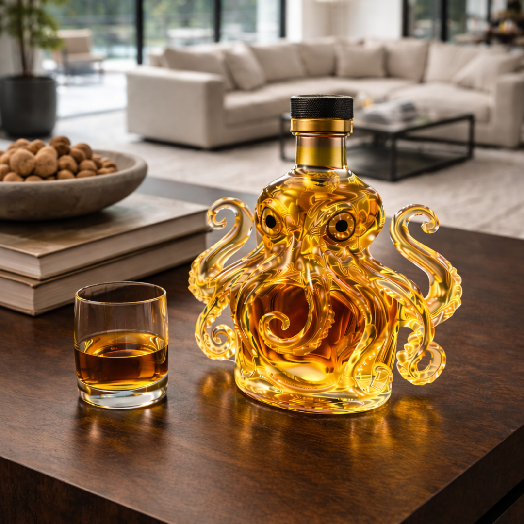 Bottiglia di Whisky Edizione Polpo